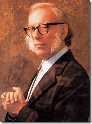 O autor de ficção científica Isaac Asimov. isaac-asimov