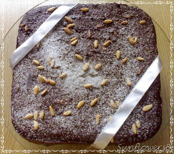 Torta paesana di pane al cacao 2