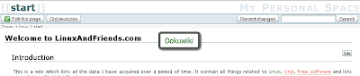 Dokuwiki Screenshots