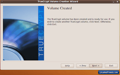 TrueCrypt Volume Created TrueCrypt Volume Created