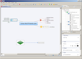 Main interface of XMind