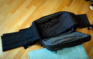 Packing a suitcase Packing a suitcase