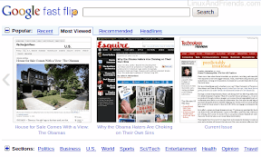 Google fast flip - News search