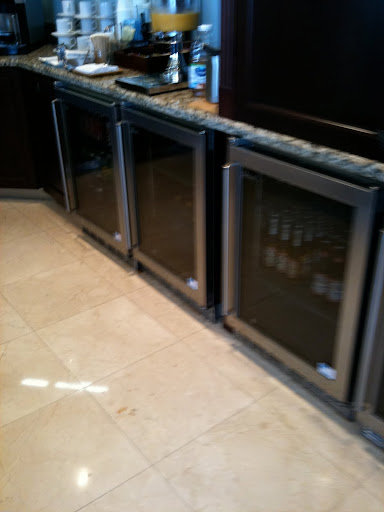 a refrigerators on a counter