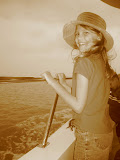 Bethanie on the Bali ferry