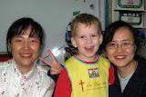 Joshua with Teacher Gao and Teacher Little Gao