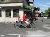 Bethanie and Scott on the tandem