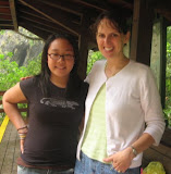 Pennie and Angie... they had the same Kindergarten teacher, Mrs. Lunt, at McKelvey Elementary... met at Baiyang waterfall in Taroko Gorge NP!