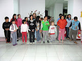 Some of the kids from Aunt Angie's English Club