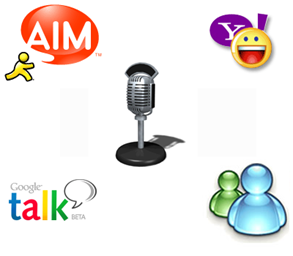 gtalk yahoo msn radio chat