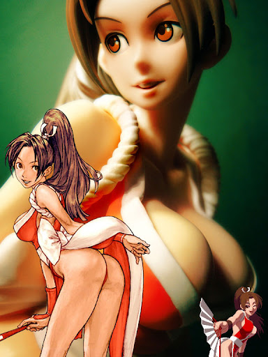 No me declaré fan de la saga King of Fighters hasta que, un buen dia, la ví menear ese par de... ¡Abanicazos que tiene!