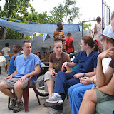 In searching for a place to help, we came across a small orphanage that we spent some time at. Left to Right: Darren, Robin, Lauren, Laura (in white shirt), Erika & Chris (great profile).