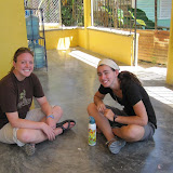 Lauren and Lauren take a breather after the kids leave school.
