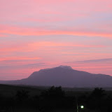 Mount Isabela from our rooftop.