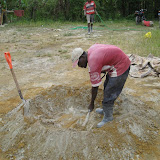 Step 9: Create a well in the middle of the mixture