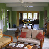 Living and dining rooms.