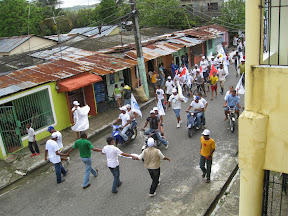 The beginning of the parade.