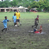 What a better way to celebrate than jumping in the mud?!