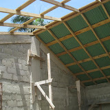 And we have a roof! (or at least half of one)