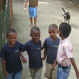 Alex, Willi, Martin and Kendry arrive early!