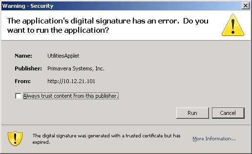 prim80511:The applicationâ€™s digital signature has an error. Do you ...