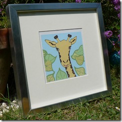 Framed_Giraffe_print
