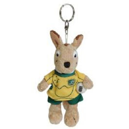 sleutelhanger van wally wallaby, mascotte van de wallabies