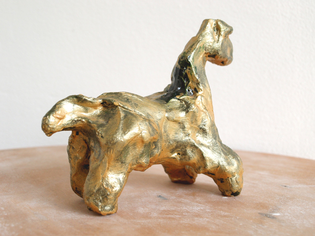 horse figurine, right back view, frank waaldijk 2001