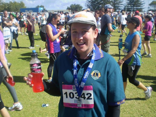 Local Lion Runs in the Perth City to Surf Fun Run