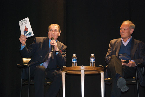 Jean Van Hamme at a Q&A session after the Largo Winch screening. Photo: Joel Meadows