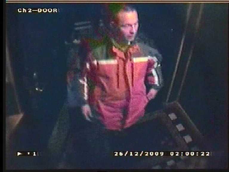 CCTV from the Coast bar, Morecambe, recorded on Boxing Day 2009