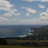 Looking back towards Hanga Roa
