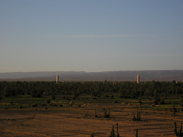 From the top of a nearby sand dune