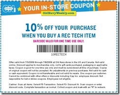 OLD NAVY COUPON