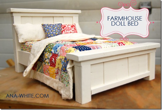 Farmhouse doll bed tutorial