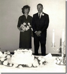 Robert and Kay Mannel Wedding - July 1961