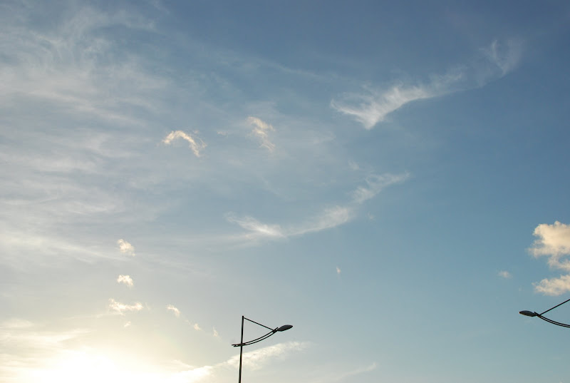 回程的天空
