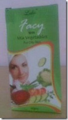 Facy with Mix Vegetables-face pack for oily skin