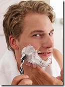 Shave with a high quality razor
