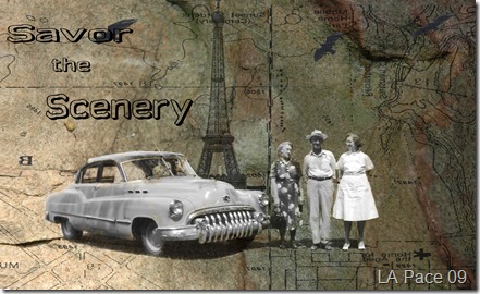 Savor the Scenery digital collage
