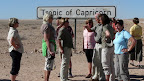 Hier sind wir auf dem Weg nach Swakopmund, am Wendekreis des Steinbock.
