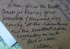 Collen from Anchorage, she loved Carlos the suricat from Ugab White Lady restcamp the most. Collen from Anchorage, she loved Carlos the suricat from Ugab White Lady restcamp the most.