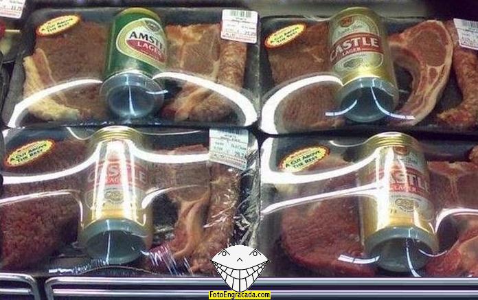 Carne com cerveja