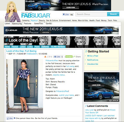 frills and ruffles feature on FabSugar.com