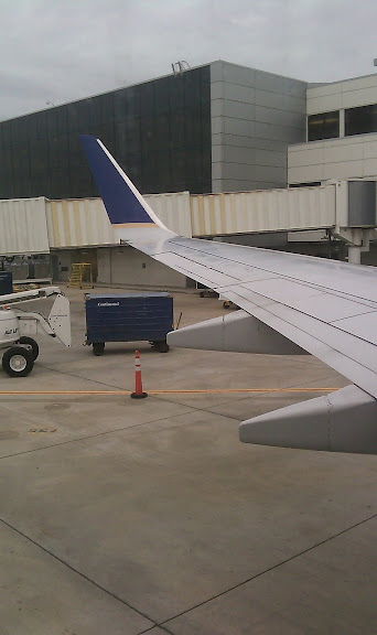 airplane wing - Leaving for Cozumel