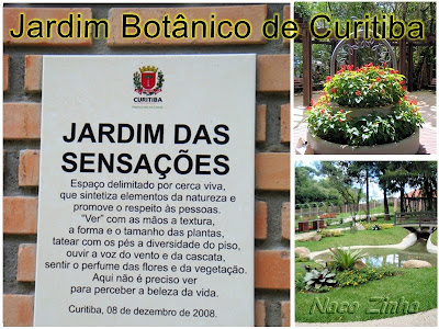 Jardim das Sensações - Jardim Botânico de Curitiba (PR) Jardim das Sensações