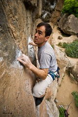 Escalando en Arico15