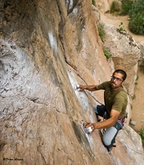 Escalando en Arico13