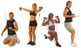 exercise with resistance bands,