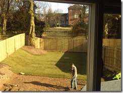 Goodby garden from above!